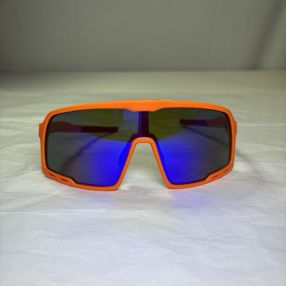Dunkin Donuts Orange Red Sunglasses Rainbow Lenses Pit Vipers Mens‎ Dunking